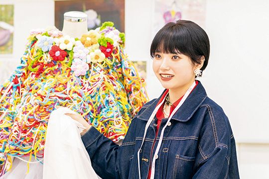 ファッションデザイン科 トレンドと自分らしさをミックスしたデザインを創り出す