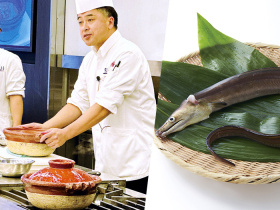 留学生入試説明会！「日本料理講習：鱧（はも）」
