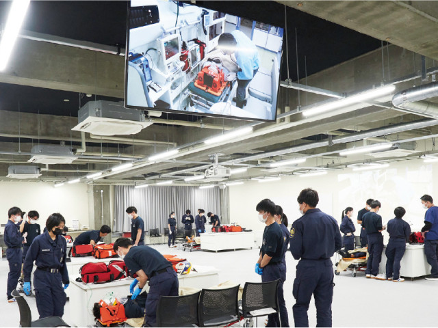 健康医療科学部 スポーツ･健康医科学科 救急救命学専攻 救急医療のさまざまな場において地域社会に貢献する専門職