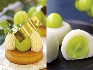 選べるシャインマスカットフェア！洋菓子「タルト」＆ 和菓子「大福」の画像