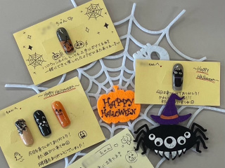 【トータルビューティ科】アロマスプレーとロールオン作り/ハロウィンネイルの画像