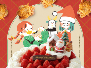クリスマスパーティーの画像