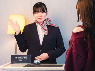 【ブライダル・ホテル科】NEW！実習室にてホテルのお仕事体験＋スプリングフェスタの画像