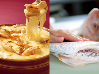 選べるフェア！西洋料理「たっぷりチーズのマカロニグラタン」or 日本料理「鯛1尾スペシャルの画像