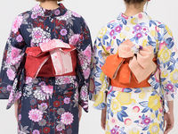 型染め体験(巾着)&浴衣着付け体験(変わり結びに挑戦)の画像