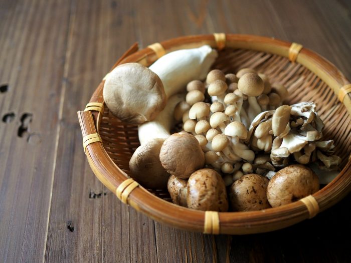 きのこたっぷりワンパン料理きのこの出汁パスタ