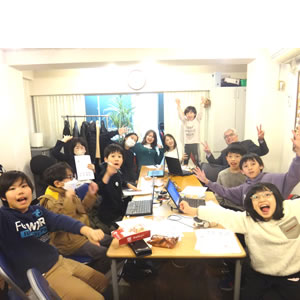 子ども社会塾 教室の様子（秋葉原）