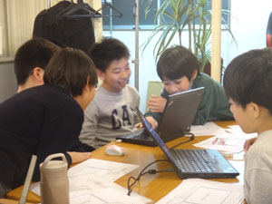 子ども社会塾 教室の様子（秋葉原）2