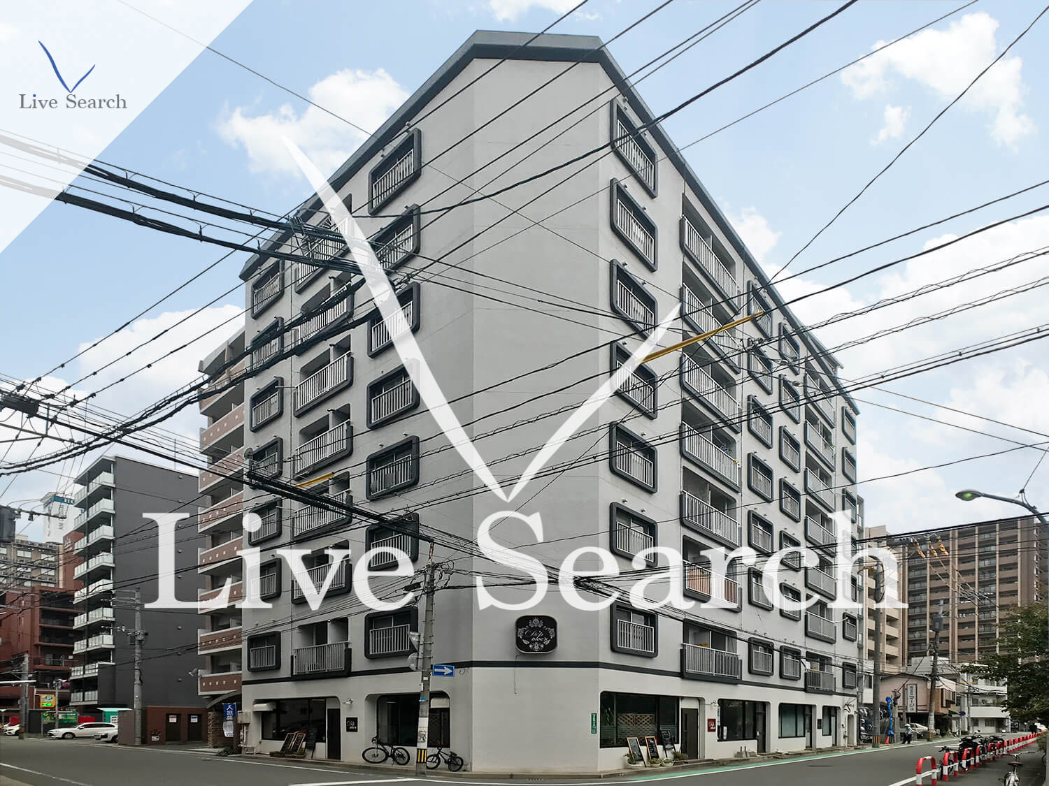 パークサイドコーポ 505 【博多区博多駅】 の外観写真