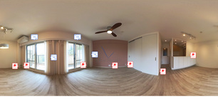 ラ・ビスタ宝塚プラーザコムズ 404 【兵庫県阪急宝塚駅　　　　　バス停「すみれが丘中央バス停」】 の外観写真