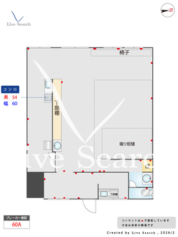 東門前店舗  【埼玉県七里駅】 の間取り図