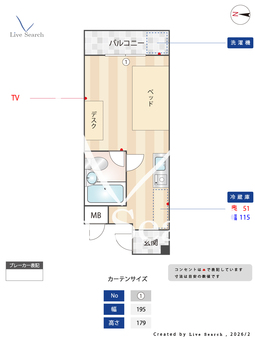 BraTTo千林エルメス 4B 【大阪府京阪本線 千林駅】 の間取り図