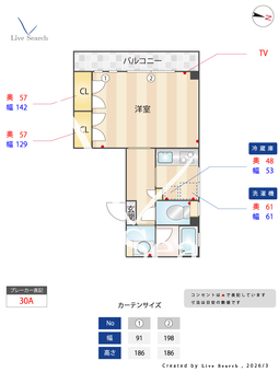 アルバトロス 201 【東京都東武東上線 大山駅】 の間取り図