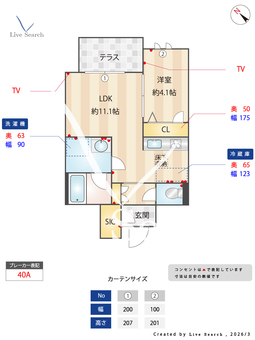 メゾン　ド　シルヴィア 101 【福岡県平尾駅】 の間取り図