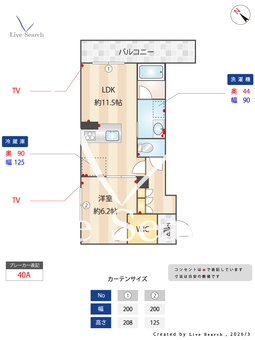 メゾン　ド　シルヴィア 202 【福岡県平尾駅】 の間取り図