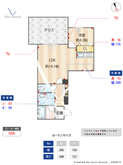 plancher曙 101 【福岡県西新駅】 の間取り図