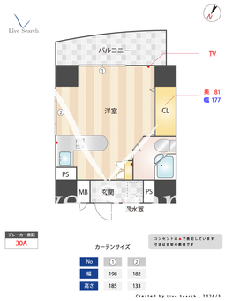 ロマネスク博多駅前 617 【福岡県博多駅】 の間取り図