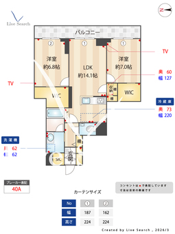 デアグランツ 202 【神奈川県元住吉駅】 の間取り図