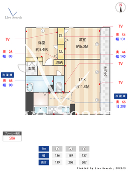 フォレストコート 0101 【奈良県近鉄奈良線「大和西大寺」駅】 の間取り図
