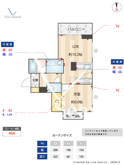 シャーメゾン　京町 201 【熊本県鹿児島本線 上熊本駅 徒歩14分】 の間取り図