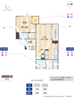 シャーメゾン　京町 202 【熊本県鹿児島本線 上熊本駅 徒歩14分】 の間取り図