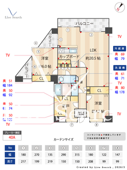 平尾駅前パーク・ホームズ 1105 【福岡県西鉄平尾駅】 の間取り図