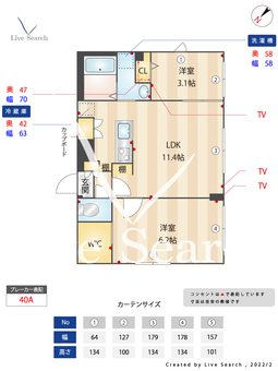 ウェルスクエアイズム武蔵小山Ⅱ 401 【東京都武蔵小山駅】 の間取り図