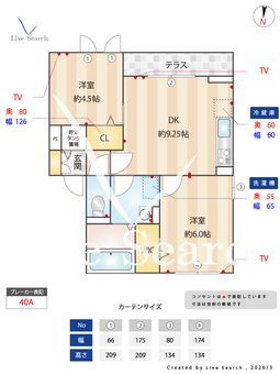 オルフェーヴルA 102 【埼玉県吉川】 の間取り図