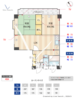 ドミール生田 409 【神奈川県生田駅】 の間取り図