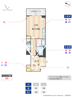 メゾン・リッチ 301 【千葉県千葉】 の間取り図
