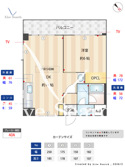 VILLA MEJIRO AVENUE 203 【東京都中村橋駅】 の間取り図