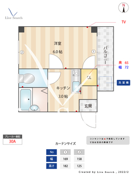 サンマルク藤崎 301 【福岡県藤崎駅】 の間取り図