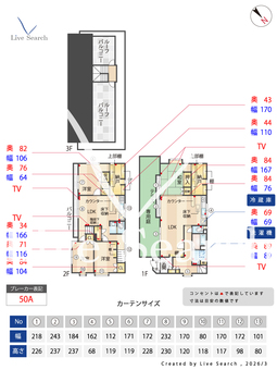 中目黒戸建 1 【東京都中目黒駅】 の間取り図
