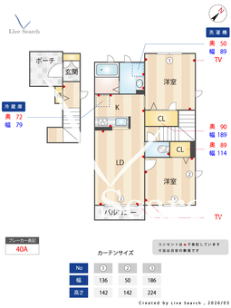 エバーラスティング 201 【滋賀県八日市】 の間取り図
