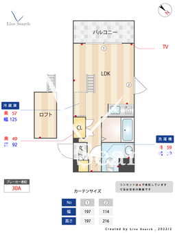 RJR博多駅東 401 【福岡県博多駅】 の間取り図