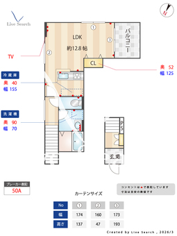 ARCA　Hatsudai 201 【東京都京王線 / 初台駅 徒歩8分  都営大江戸線 / 西新宿五丁目駅 徒歩12分  京王線 / 幡ヶ谷駅 徒歩16分】 の間取り図