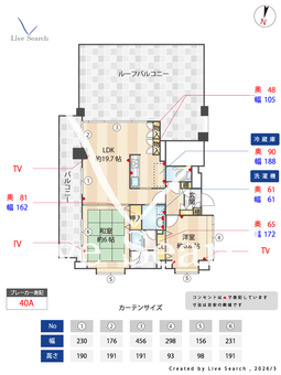 ピエールボレ室見 701 【福岡県室見駅】 の間取り図