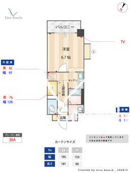 サニーサイドアップ 806 【福岡県博多駅】 の間取り図