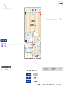 エクサン・プロヴァンス 206 【東京都山田駅】 の間取り図