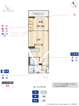 Gran Merveille 206 【神奈川県平塚駅】 の間取り図