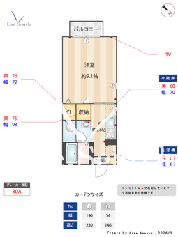 ルミエール･S 101 【茨城県赤塚駅】 の間取り図
