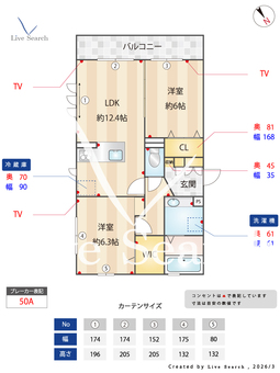 ヴィラージュたまプラーザ　桜 301 【神奈川県東急田園都市線　たまプラーザ駅　徒歩7分】 の間取り図