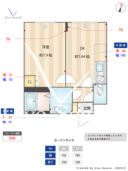 ラシクラス上板橋 404 【東京都上板橋駅】 の間取り図