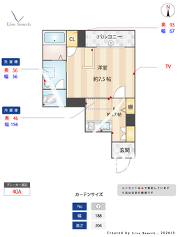 グランドホルン 302 【神奈川県小田急線　座間駅】 の間取り図