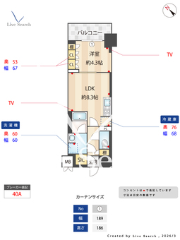 Alivis川崎 1002 【神奈川県川崎駅】 の間取り図