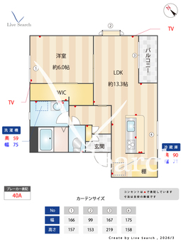 ハイツダイショウⅡ 201 【大阪府だいどう豊里駅】 の間取り図