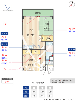 グランデ朝日 305 【埼玉県埼玉高速鉄道　南鳩ヶ谷駅　徒歩23分】 の間取り図