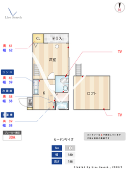 フォービエン川西 103 【愛知県上飯田駅】 の間取り図