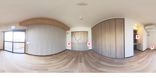 10268フェニーチェⅡ 804 【兵庫県神戸電鉄有馬線 湊川駅 徒歩4分】 の間取り図