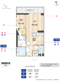 ルピナスコモド 101 【千葉県下総中山】 の間取り図